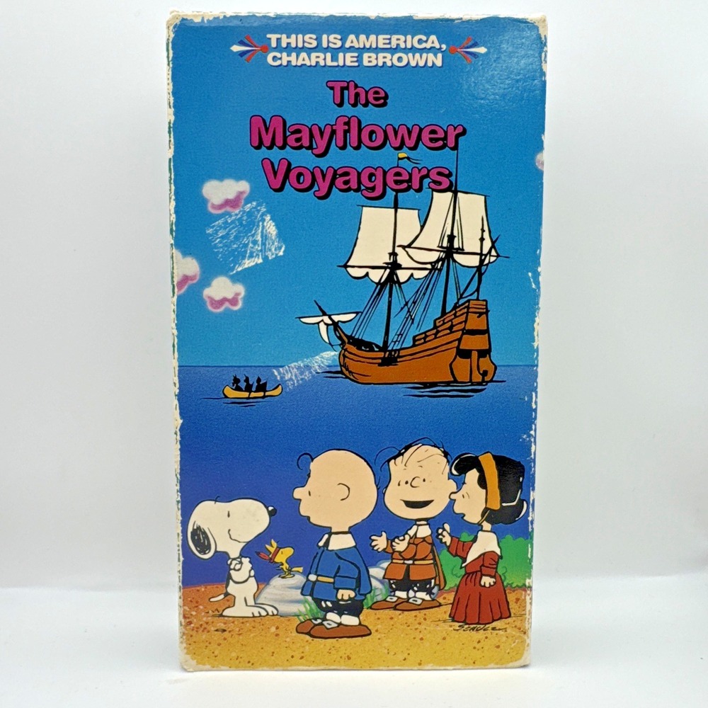 VHS Tape‎ Peanuts This Is America Charlie Brown The Mayflower Voyagers 1994